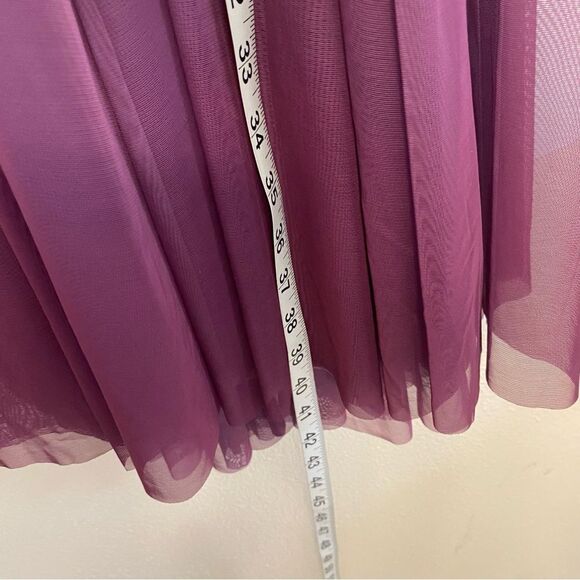 Weissman Elite dance costume maxi ombre purple pink dress Only Love D13873 IC - Picture 8 of 12